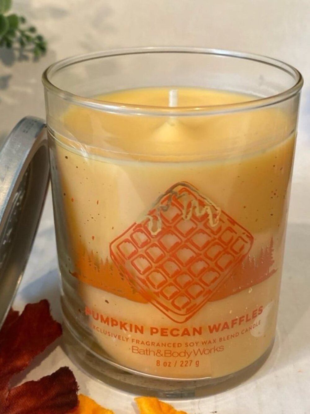 “Pumpkin Pecan Waffles” Bath & Body Works New Single Wick Candle